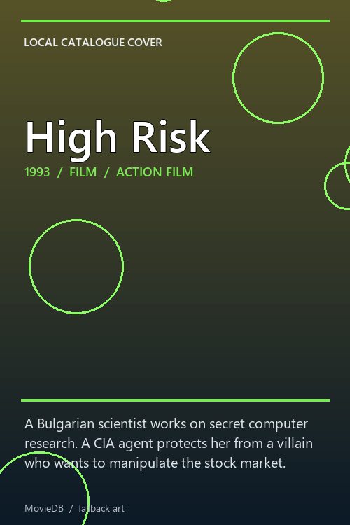 High Risk poster