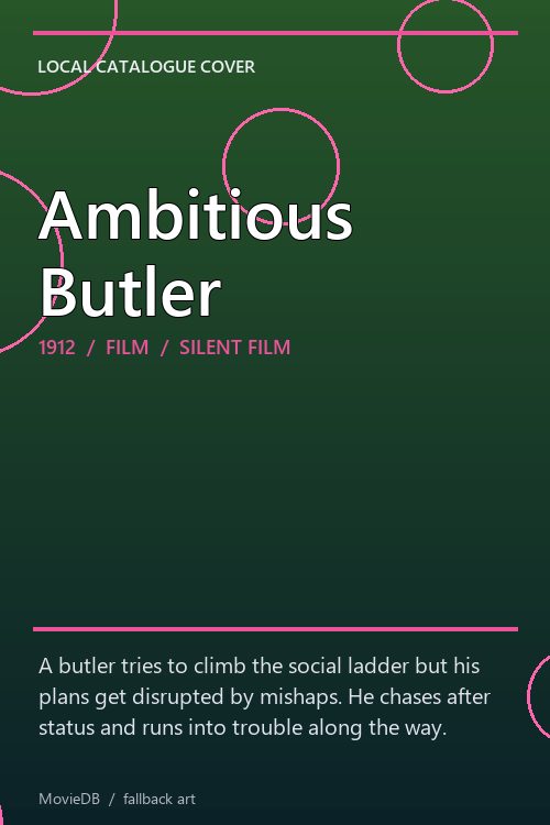 Ambitious Butler poster