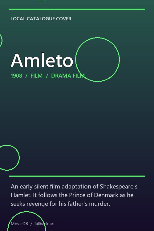 Amleto poster