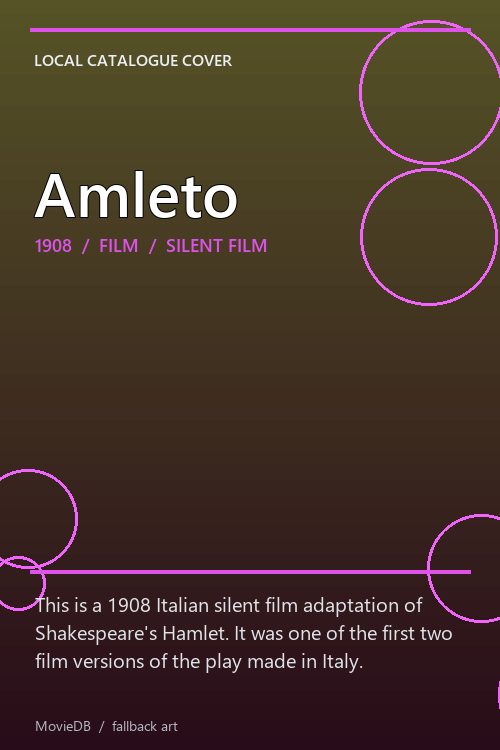 Amleto poster
