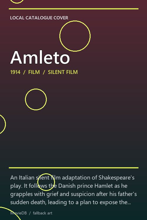 Amleto poster