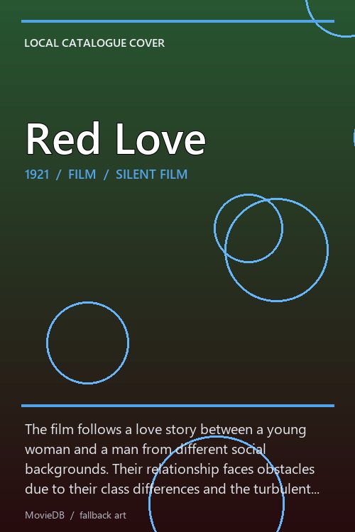 Red Love poster