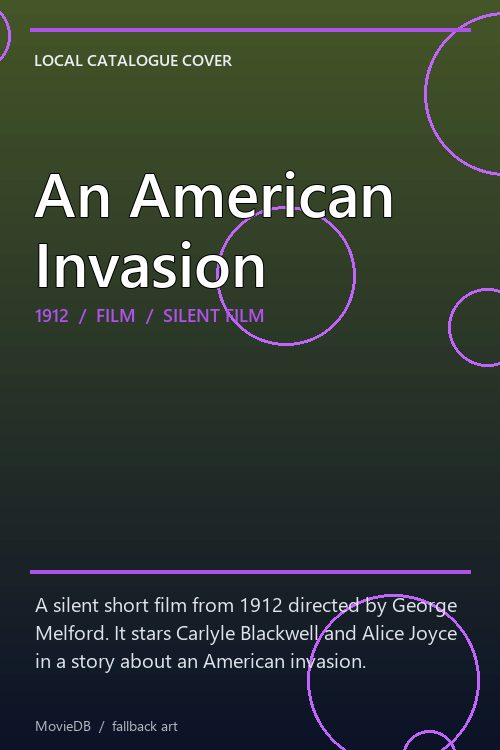 An American Invasion poster