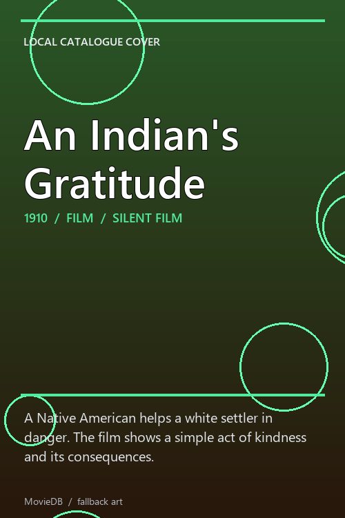 An Indian's Gratitude poster
