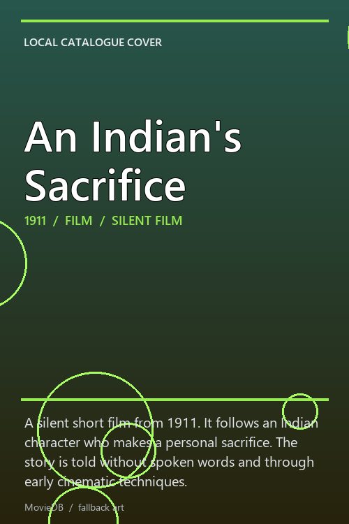An Indian's Sacrifice poster