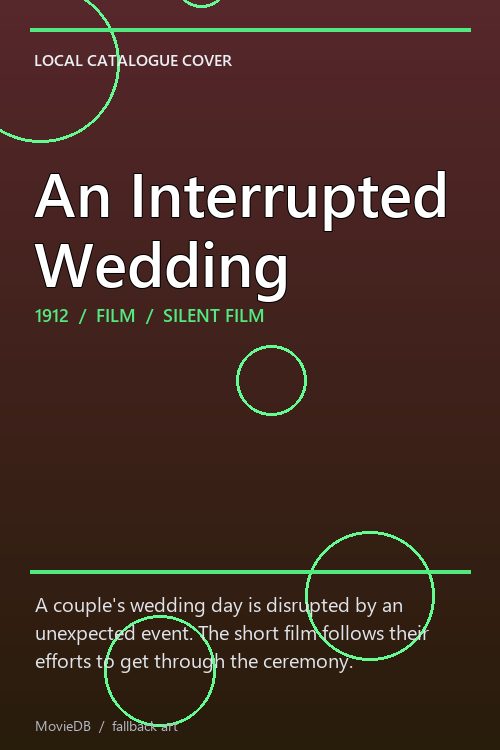 An Interrupted Wedding poster