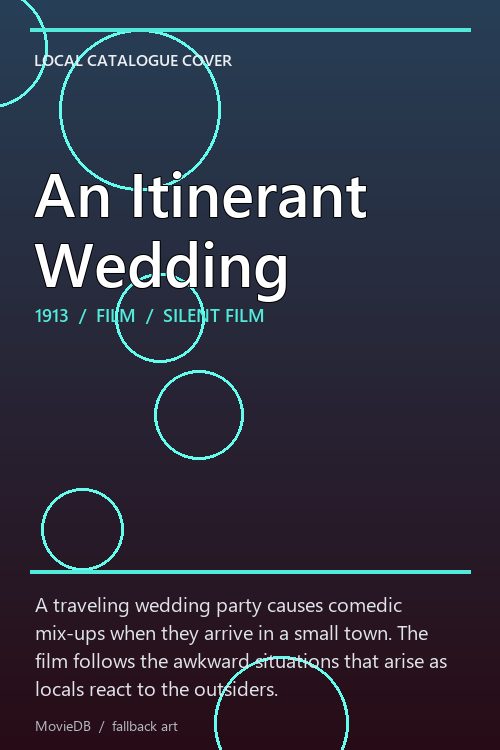 An Itinerant Wedding poster