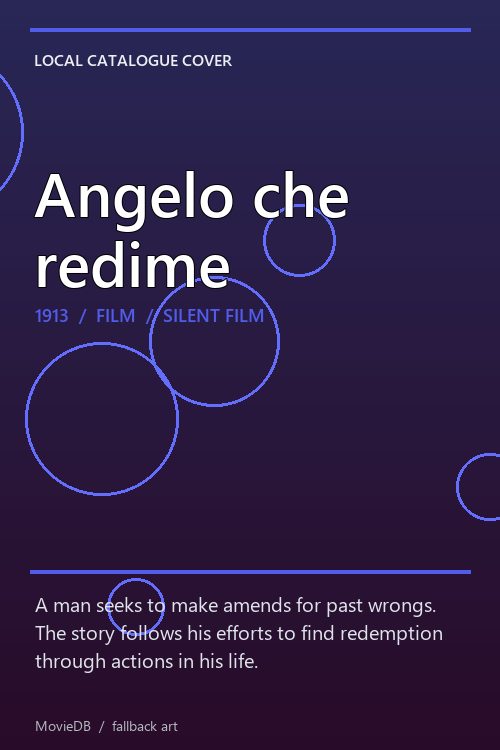 Angelo che redime poster