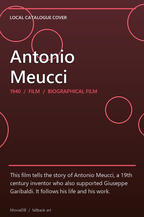Antonio Meucci poster