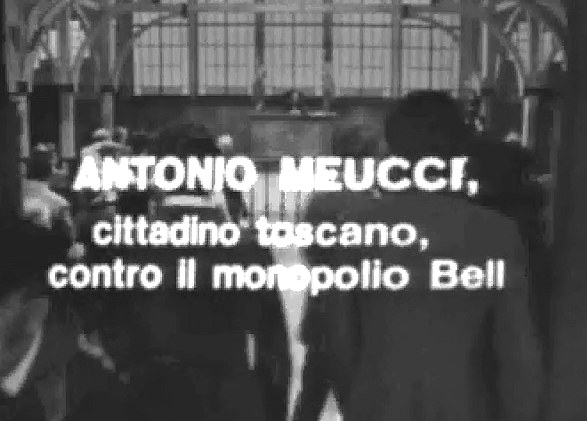 Antonio Meucci cittadino toscano contro il monopolio Bell poster