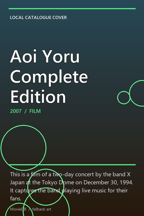 Aoi Yoru Complete Edition poster