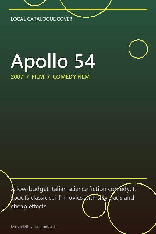 Apollo 54 poster