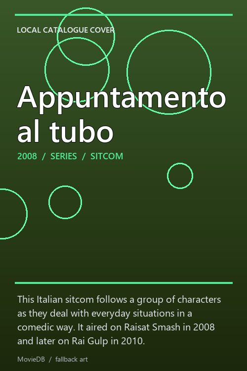 Appuntamento al tubo poster