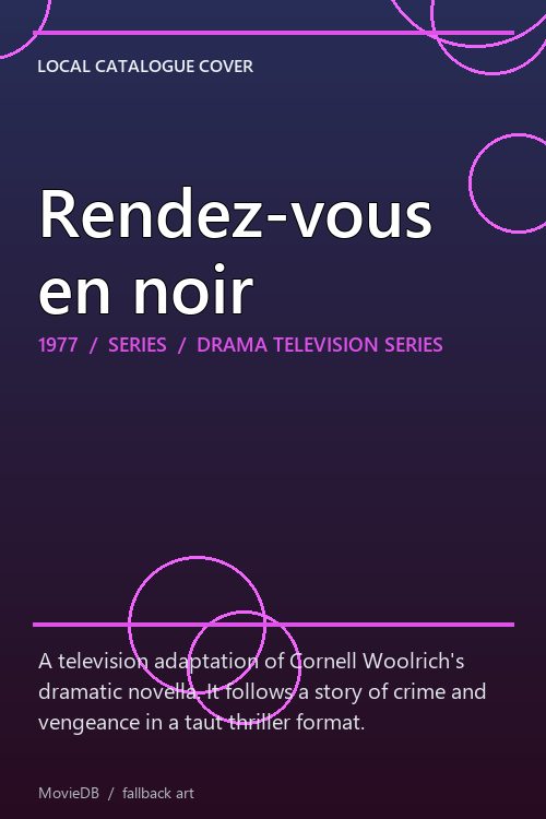 Rendez-vous en noir poster