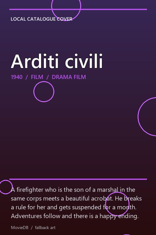 Arditi civili poster