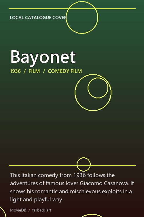 Bayonet poster