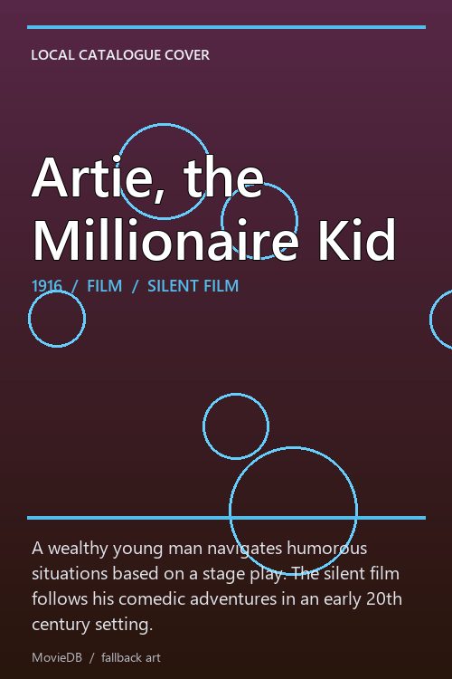 Artie, the Millionaire Kid poster