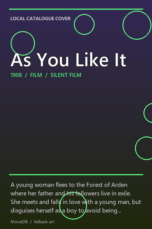 As You Like It poster