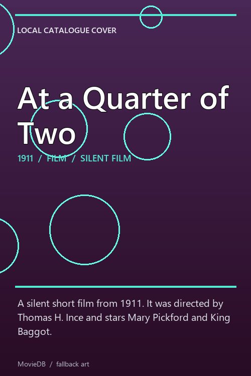At a Quarter of Two poster
