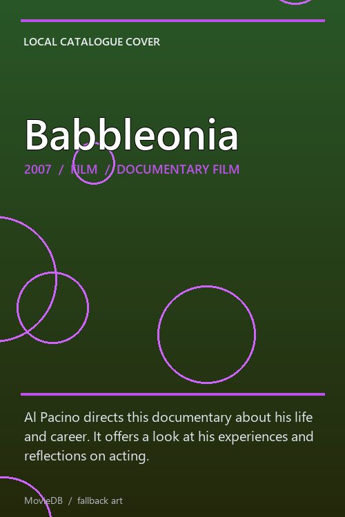 Babbleonia poster