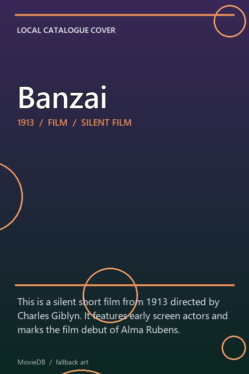 Banzai poster