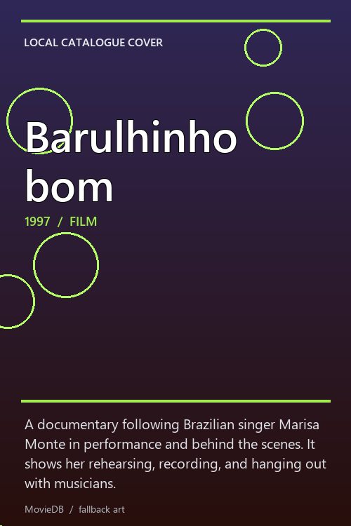 Barulhinho bom poster