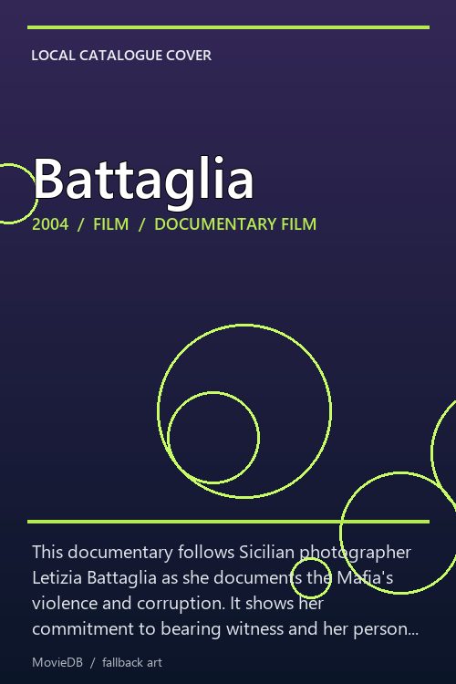 Battaglia poster