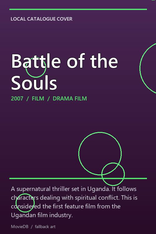 Battle of the Souls poster