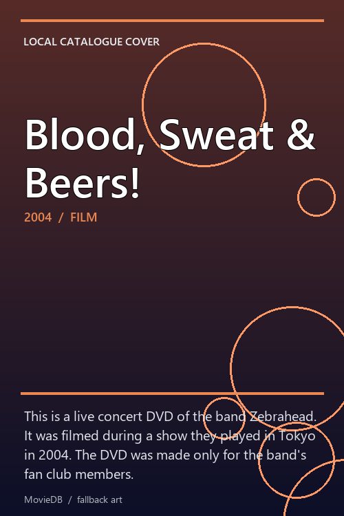 Blood, Sweat & Beers! poster