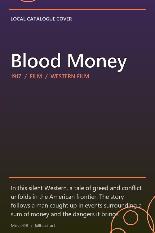 Blood Money poster