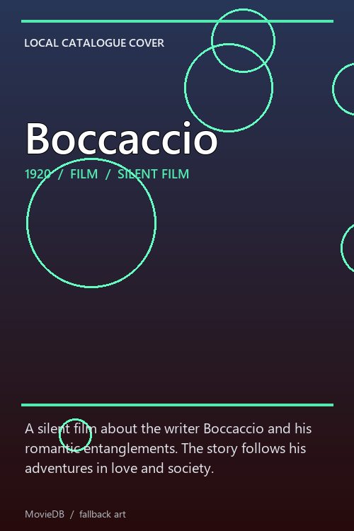 Boccaccio poster
