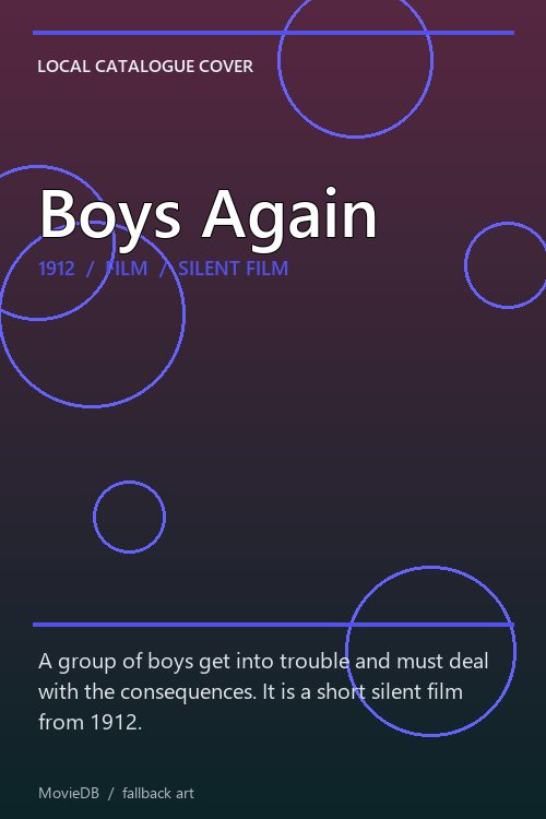 Boys Again poster