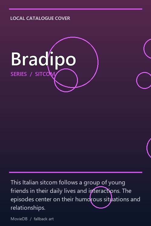 Bradipo poster
