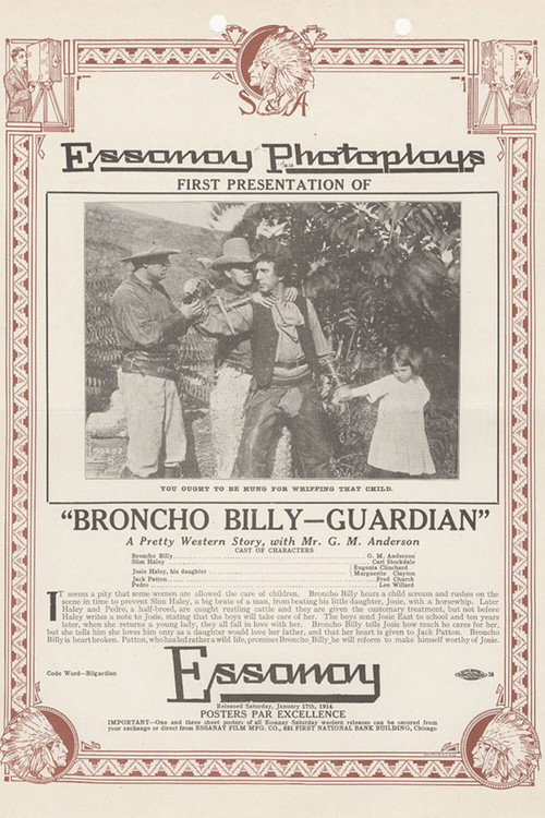 Broncho Billy, Guardian poster