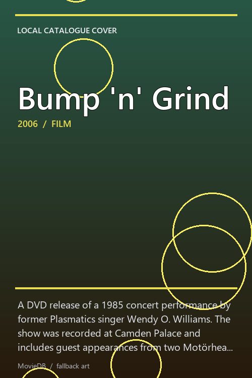 Bump 'n' Grind poster