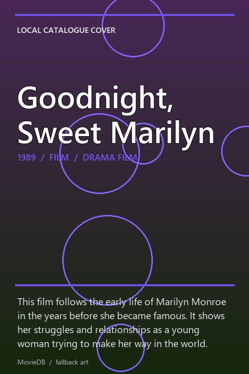 Goodnight, Sweet Marilyn poster
