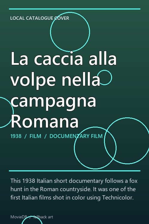 La caccia alla volpe nella campagna Romana poster