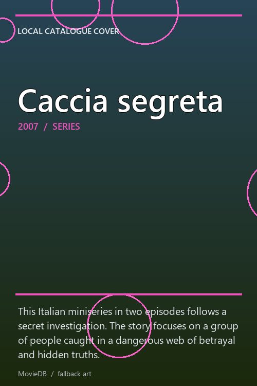 Caccia segreta poster