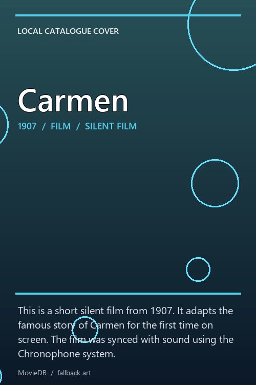 Carmen poster
