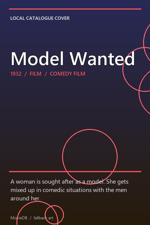 Model Wanted poster
