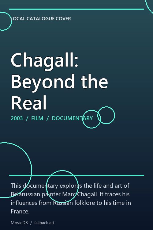 Chagall: Beyond the Real poster