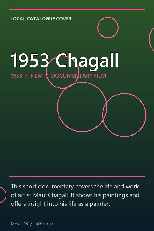 1953 Chagall poster