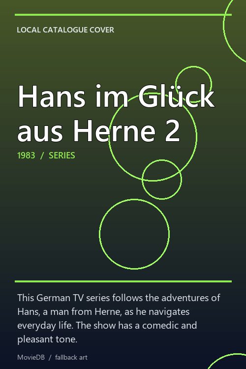 Hans im Glück aus Herne 2 poster