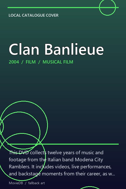 Clan Banlieue poster