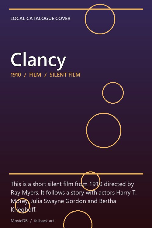 Clancy poster