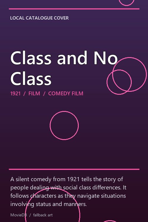 Class and No Class poster