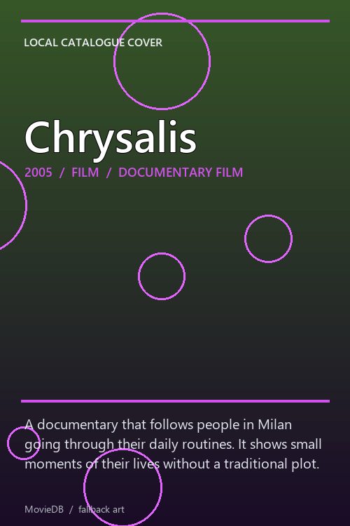 Chrysalis poster