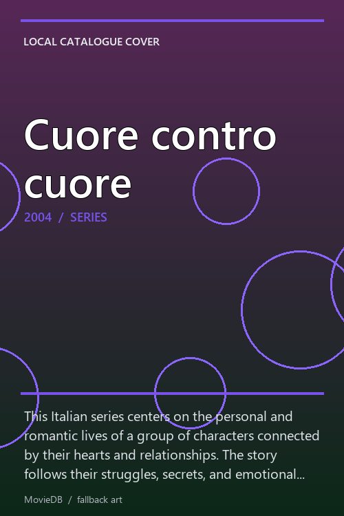 Cuore contro cuore poster