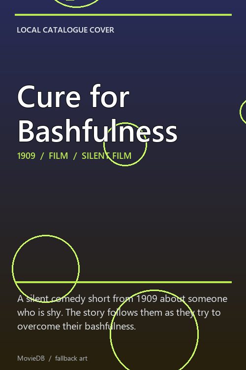 Cure for Bashfulness poster