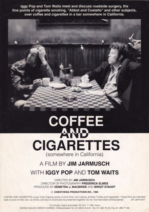 Coffee and Cigarettes: Somewhere in California poster